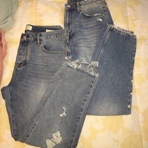 NEVER WORN Girlfriend jean bundle